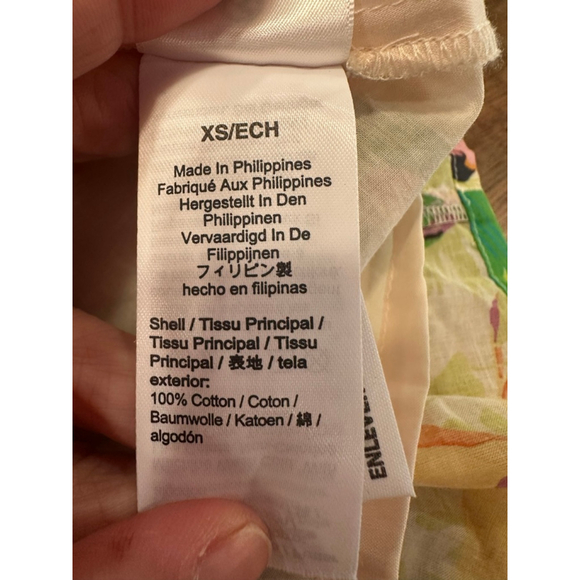 J Crew Animal Print Mini Dress XS Cotton Tiered Boho - Picture 10 of 13